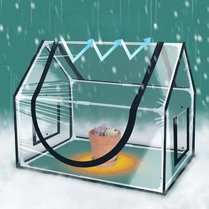Mini Greenhouse Convenient Small Greenhouse for Home Outdoor Indoor Balcony - Picture 1 of 4