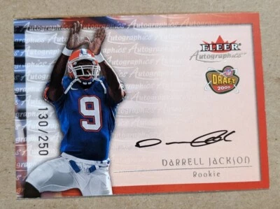 2000 FLEER TRADITION AUTOGRAPHICS SILVER #74 DARRELL JACKSON AUTO #'D 130/250 - Image 1 of 2