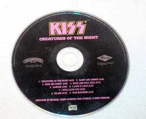 KISS : Creatures of the Night CD (1997) Rock Muic **DISC ONLY** - Picture 1 of 1