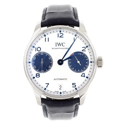 IWC Portugieser Automatic White Dial 42.3mm IW500715 Full Set - Image 1 of 4