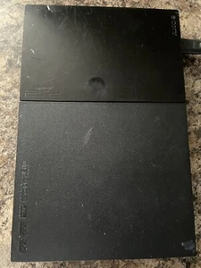 Sony PS2 Slim SCPH-70001 nur Konsole hat Strom UNGETESTET & KOSTENLOSER VERSAND - Bild 1 von 13