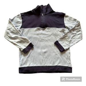Little English Boys Size 8 Hastings Half-Zip Navy/Light Blue Pullover Colorblock - Picture 1 of 4