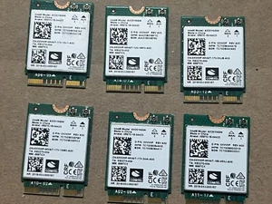 6 x Intel Wireless Bluetooth WiFi Card - 0XVV0P AX201NGW - Picture 1 of 1