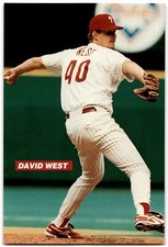 1995 Philadelphia Phillies Photocards David West