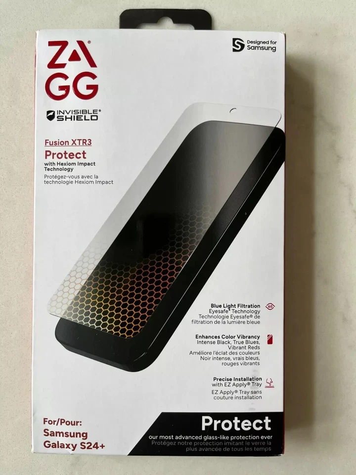 ZAGG InvisibleShield Fusion XTR3 Screen Protector for Samsung Galaxy S24+ PLUS - Image 1 of 1