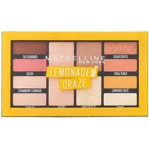 Maybelline New York Lemonade Craze 12g Eyeshadow Palette ~ 12 Hot Shades Make Up - Picture 1 of 2