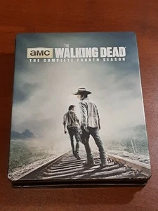 AMC TWD The Walking Dead season 4 Blu-ray Steelbook 5 disc set Like New - Picture 1 of 5