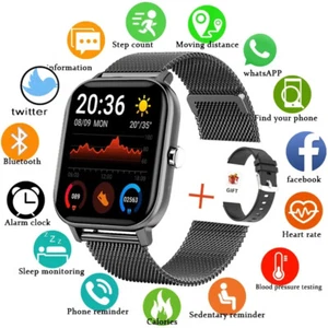 Smart Watch Women Smart Watch Ladies Sport Bluetooth Call Watches Men - Picture 1 of 24