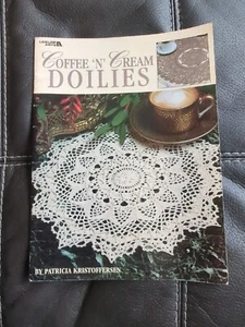 Coffee N Cream Doilies Patricia Kristoffersen Doily Patterns Crochet Book 1998 - Picture 1 of 3
