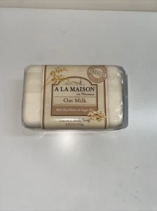 A La Maison Moisturizing French-Milled Soap Oat Milk Large 8.8 Ounce Bar - Picture 1 of 2