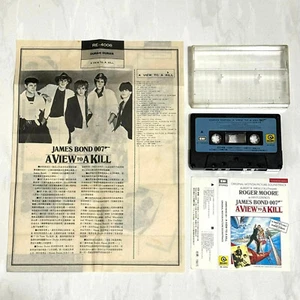 Duran Duran 1985 A View To A Kill OST Taiwan Edition Cassette Tape Promo Insert - Picture 1 of 6