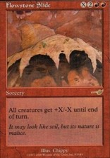 MTG magic cards 1x x1 Light Play, English Flowstone Slide Nemesis