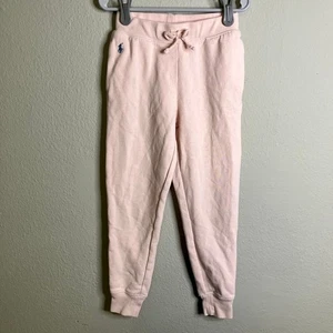 Polo Ralph Lauren Jogginghose Größe 6 rosa Fleece - Bild 1 von 4
