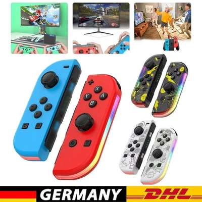 GENERIKUM 2er-Set Joy Con Controller - Left&Right Wireless Gamepad Für Nintendo Switch-DEU