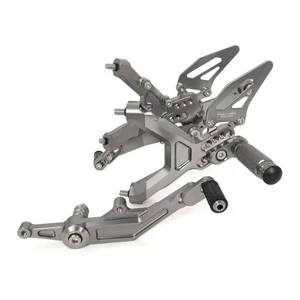 Motorcycle Rearset Footrest Foot Pegs For BMW S1000RR 2019-2024 GRAY - Picture 1 of 8