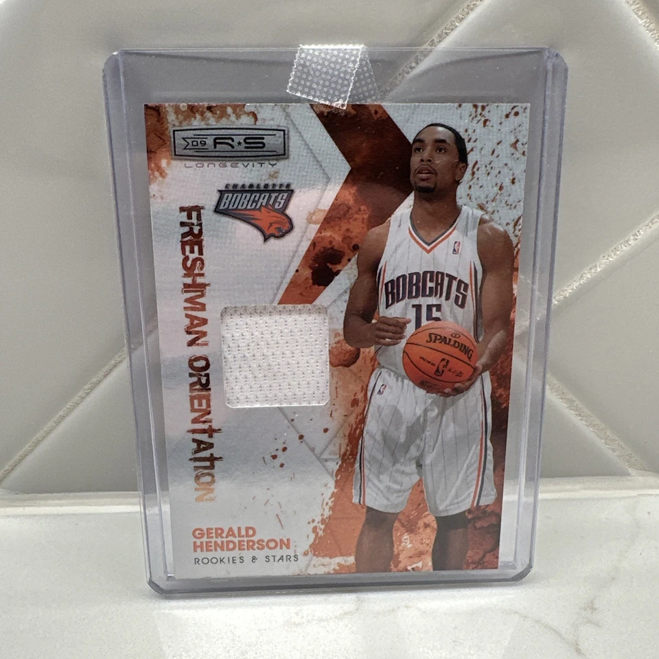 2009-10 Rookies and Stars Freshman Orientation #11 Gerald Henderson Jsy RC /299  - Imagem 1 de 2