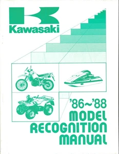 Kawasaki Model Recognition Manual 1986-1988 - Picture 1 of 4