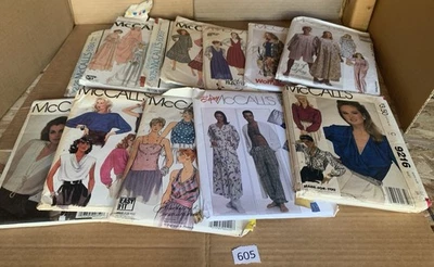 Lot of 12 Easy McCall's Pattern Patron Cut to fit Vintage OLD - Image 1 of 4