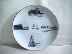 ROYAL ANN CHINA ONAMIA MINNESOTA 80 JAHRE GEDENKPLATTE 1908-1983 SIGNIERT - Bild 1 von 11