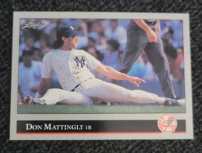DON MATTINGLY - 1992 Leaf Series 1 #57  **MINT**  FREE SHIP & RETURN - Image 1 of 2