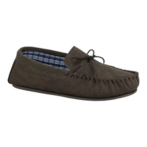 Mokkers Herren Mokassin Slipper Echt Wildleder Leder Komfort Gefüttert Schuhe Gr. - Bild 1 von 12