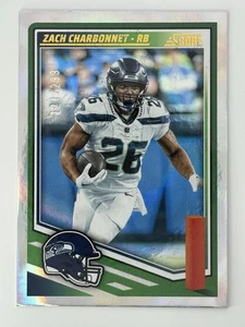 2025 Score Football Zach Charbonnet #247 Circular /299 Seattle Seahawks - Picture 1 of 2