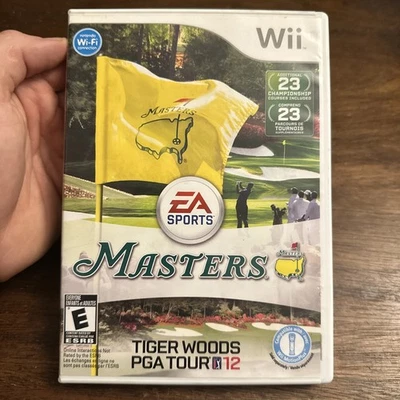 Tiger Woods PGA Tour 12 Masters (Nintendo Wii) Completo En Caja - Probado - Auténtico Foto 1 de 4