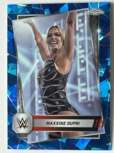 2025 Topps Chrome Sapphire WWE Maxxine Dupri Blue Sapphire #116 Alpha Babes - Picture 1 of 3