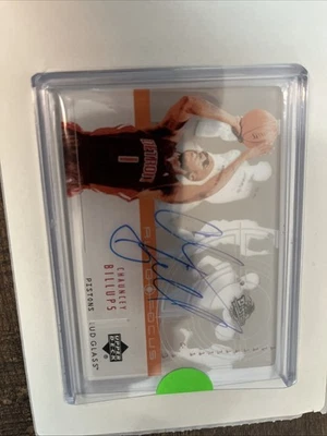 Chauncey Billups '03 UpperDeck Glass OnCard Auto -U can bet this is a great card - Image 1 of 3