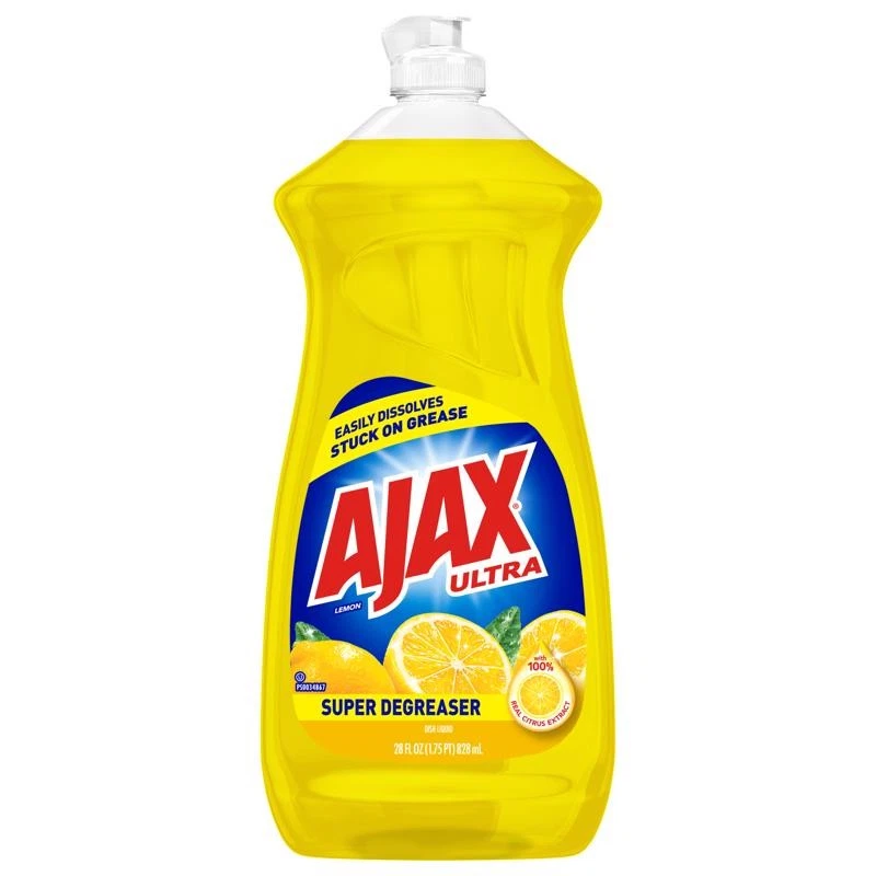 Ajax CPC 44673 Lemon Scent Liquid Dishwashing Detergent 28 oz. (Pack of 9) - Image 1 of 1