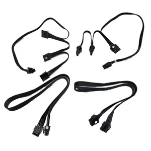 CPU GPU 8Pin 6Pin 3Port SATA IDE MolexPower Cable for Silver Stone DA1000R GOLD - Picture 1 of 9