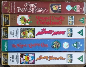 Collection of Five Muppet VHS Video Tapes Muppets - Picture 1 of 4