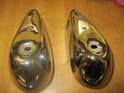 MG MGB MGBGT Rechromed rear over-riders pair  BHH 378/379 - Image 1 of 4