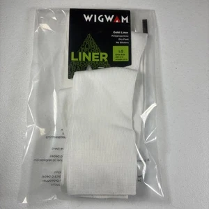 WigWam Liner Socks SZ LG Women Or Men Gobi LINER WHITE NOS - Picture 1 of 4