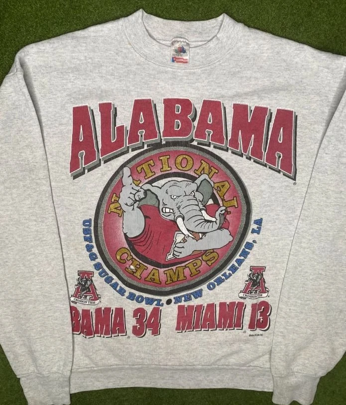 1993 Alabama Crimson Tide Sweatshirt Rare design Unisex shirt vtg RM0984 - Image 1 of 1