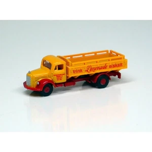 Spur N LKW MB L322 Pritsche "Getränkehandel Busch" - Lemke Minis LC33031 - Bild 1 von 1