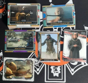 Lote 54 tarjetas insertos y paralelos Topps Star Wars Book of Boba Fett 2023 - Imagen 1 de 1