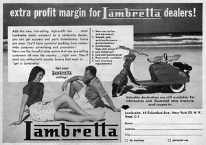 1956 Lambretta LD 125 Motor Scooter Original Ad - Picture 1 of 1