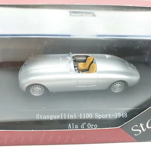 1/43 STANGUELLINI 1100 SPORT 1948 ALA D'ORO GRIS STARLINE - Imagen 1 de 1