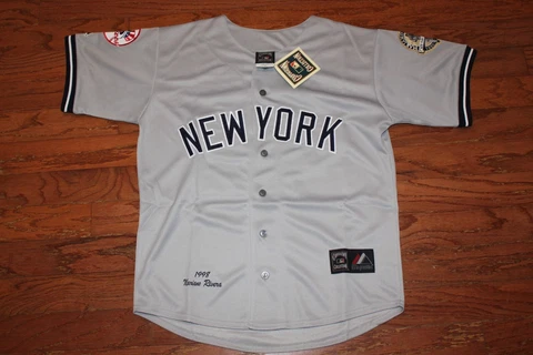 New York Yankees #42 Mariano Rivera White Jersey w/Tag  Size XL (Adult) Cover