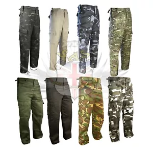 Kombat Tactical Combat 6 pantaloni cargo tascabili, verde marrone chiaro nero DPM & BTP mimetici - Foto 1 di 29
