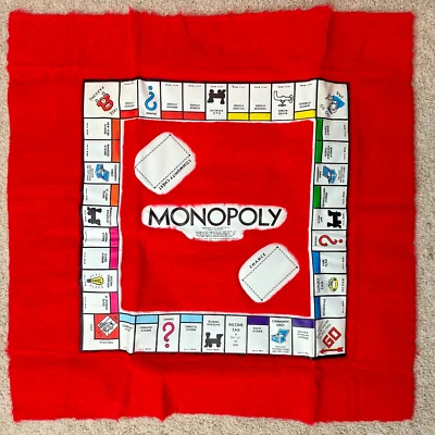 De colección en bolsa Itemation Parker Brothers 30x30 pulgadas Rojo Difuso Monopoly Alfombra Juego de Mesa Foto 1 de 4