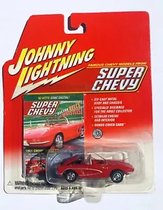 JOHNNY LIGHTNING '62 VETTE SUPER CHEVY CORVETTE SCALA 1:64 - Foto 1 di 1
