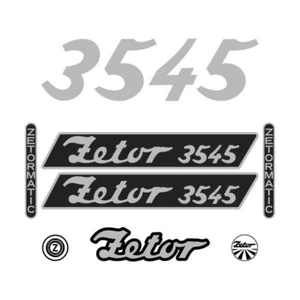 Zetor 3545 Tractor Aftermarket Decal Aufkleber Adesivo Sticker Set - Picture 1 of 2