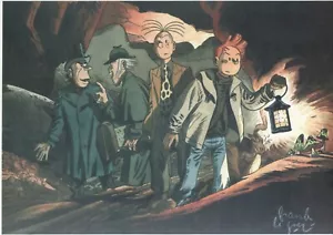 11 ex libris Frank le Gall: "Spirou et Fantasio " - non signés - format A4 - - Bild 1 von 11