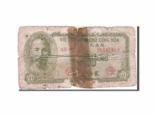 [#261183] Banknote, Vietnam, 20 Dông, 1951-1953, 1951, KM:60b, VG