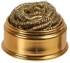 Brass Wool SOLDERING IRON TIP CLEANING BALL & BASE Refill Cleaner Scrubber Tool
