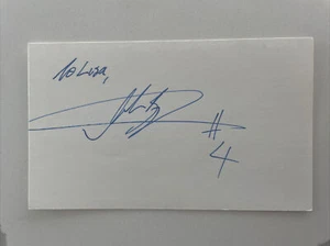 Andrew Bogut NBA Milwaukee Bucks Basketball Autographed 3X5 Signed Index Card - Picture 1 of 2