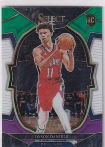 2022-23 NBA Panini Select 67 Dyson Daniels Green White Purple Prizm Rookie - Bild 1 von 2