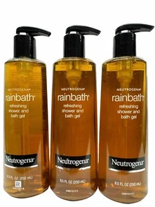 Gel refrescante de ducha/baño para baño de lluvia 3 neutrogena 8,5 oz ea exterior rayado - Imagen 1 de 3